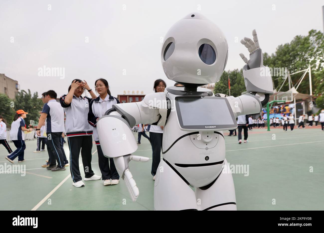 A Science and technology exhibition including drones, robots, VR, 3D
