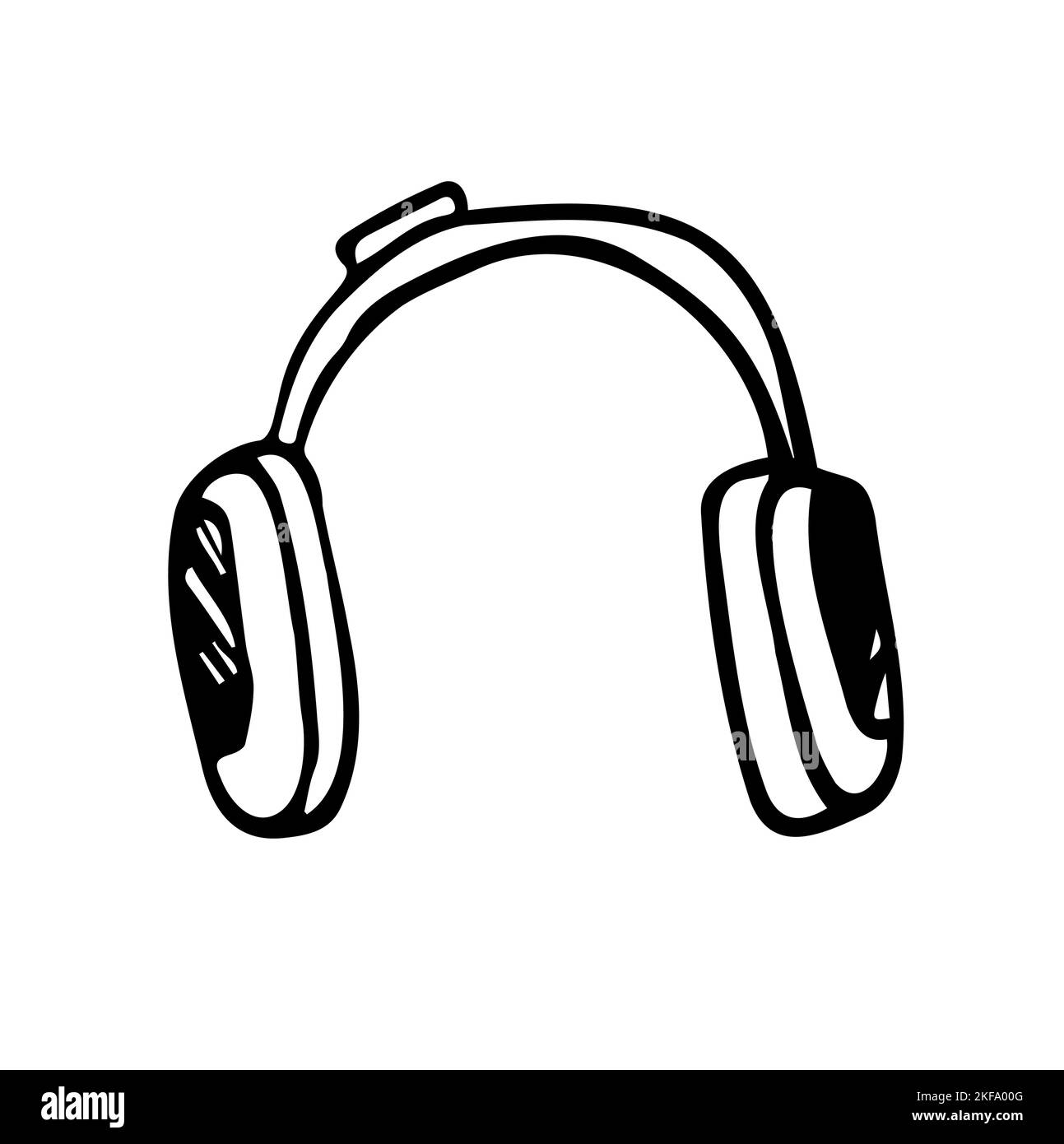 Overhead earphone Stock Vector Images Alamy