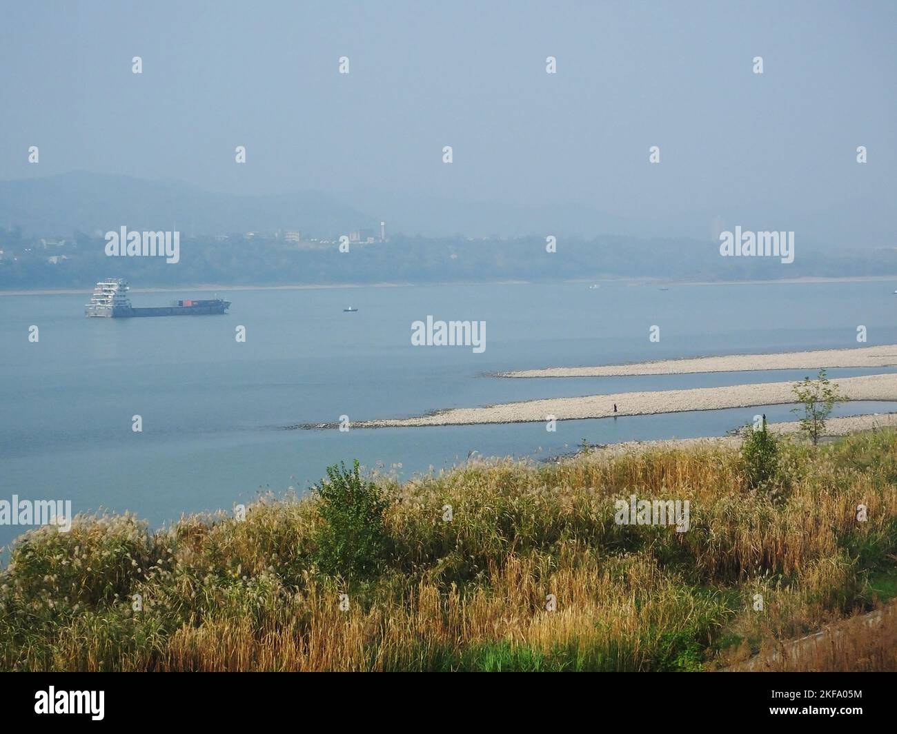 yichang-china-november-17-2022-a-general-view-of-the-yangtze