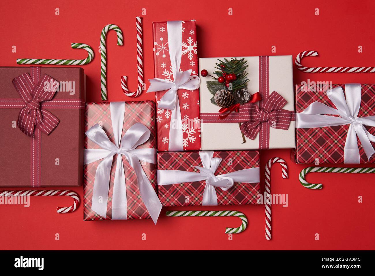 Group gift boxes candy hi-res stock photography and images - Alamy