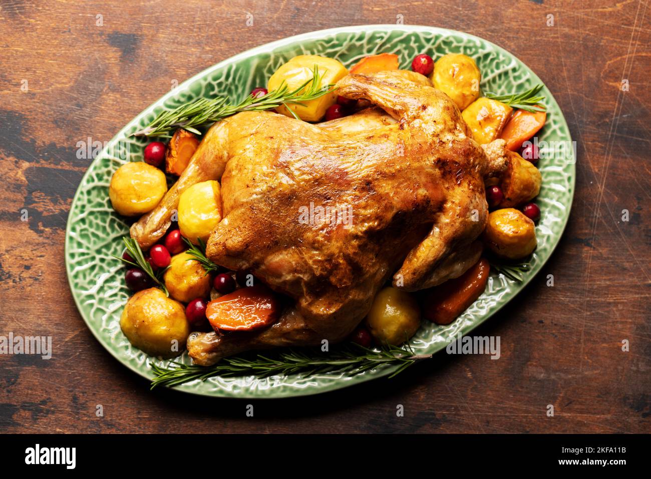 Rustic fall table turkey hi-res stock photography and images - Alamy