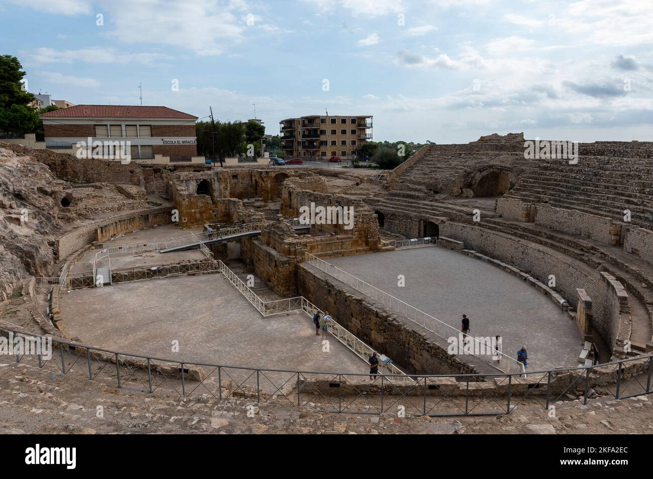 Roman amphitheatre Tarragona Spain Stock Photo