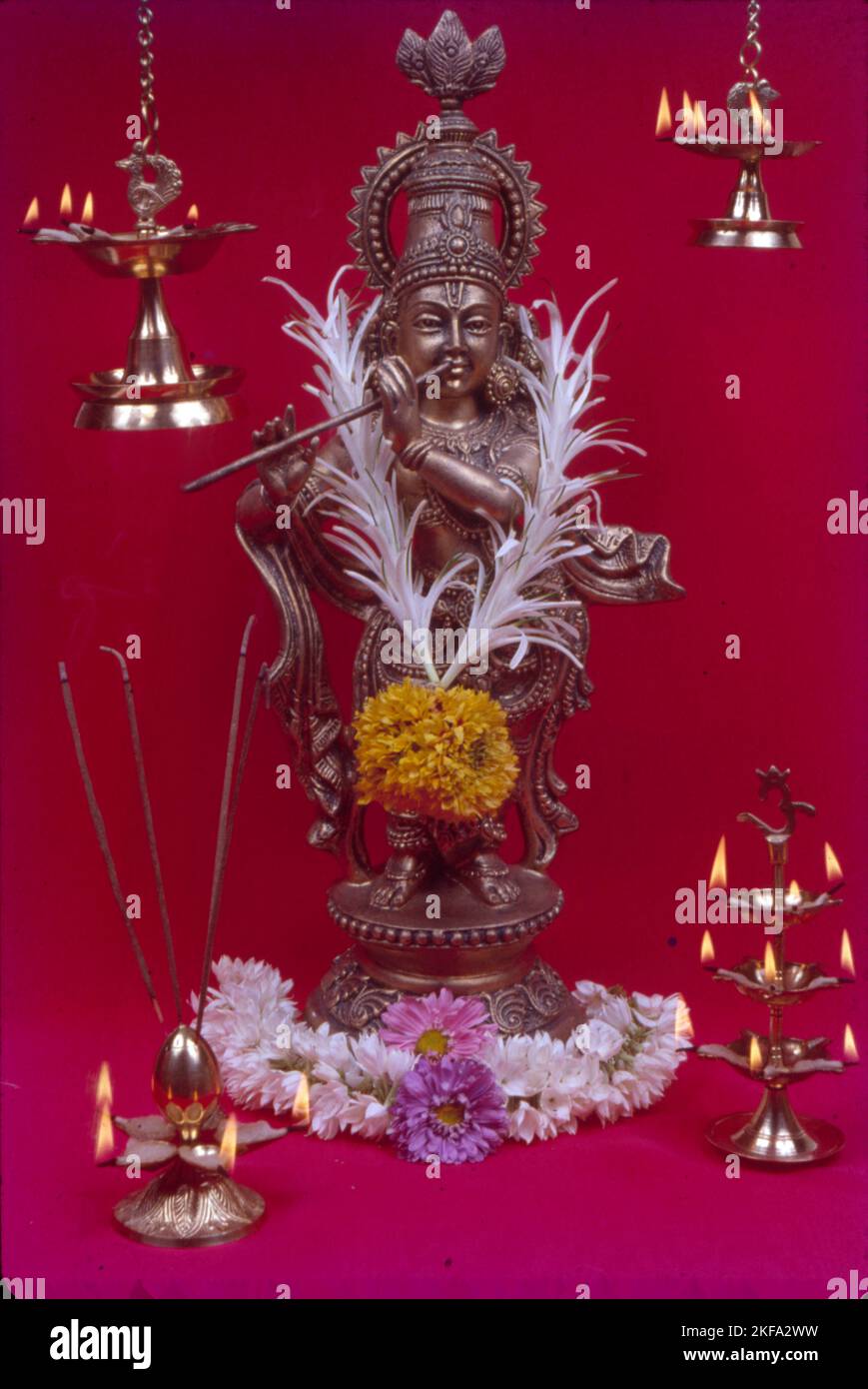 The great exponent of the Bhagavad Gita, Krishna is one of the most