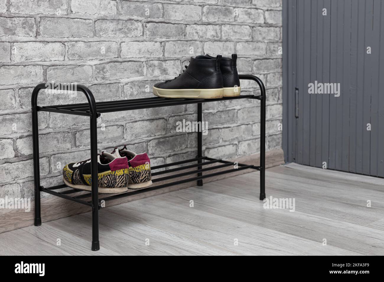 shoe with shoes in the hallway. shoe in dressing room