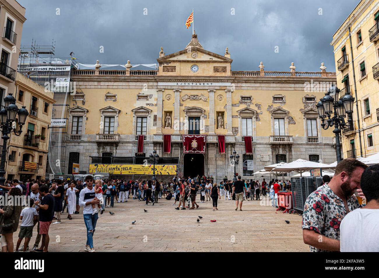 Placa de la Font Tarragona Spain Stock Photo Alamy