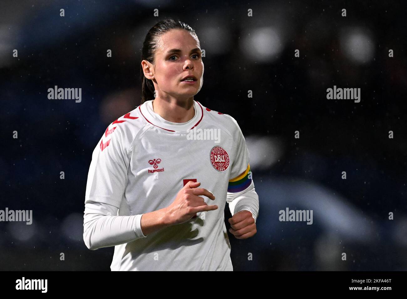 ZWOLLE - Simone Boye Sorensen of Denmark women during the friendly ...
