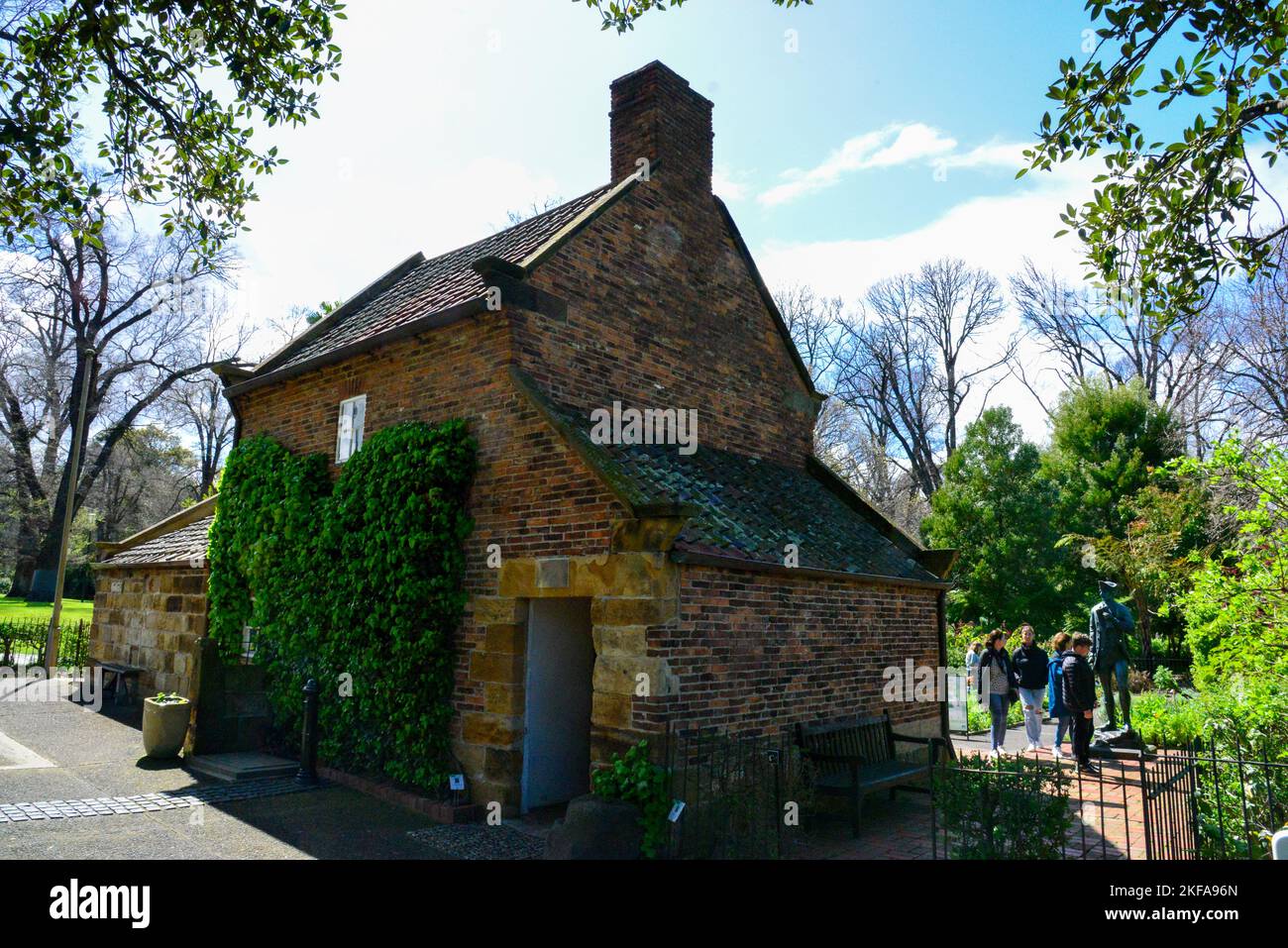 Captain James Cook's Cottage, Fitzroy Gardens, Melbourne, Victoria VIC, Australia Stock Photo