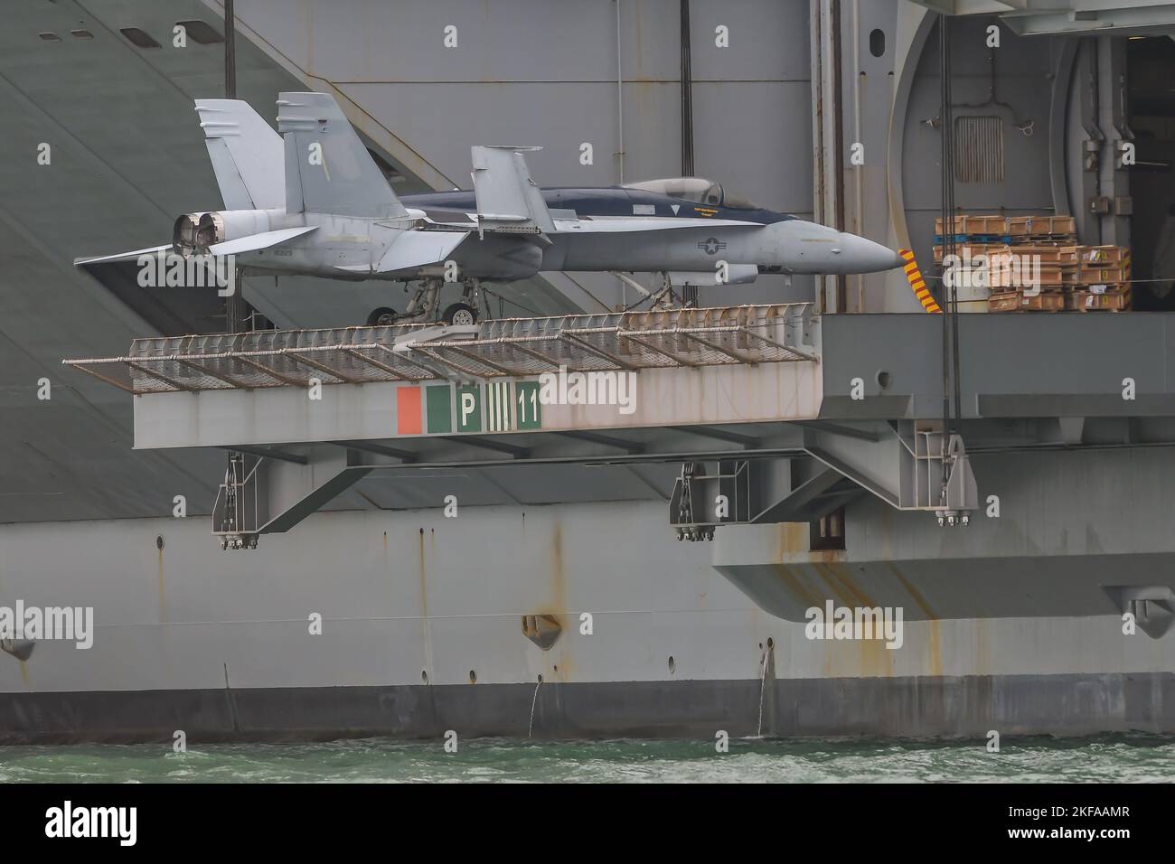 USS GERALD R FORD Stock Photo Alamy