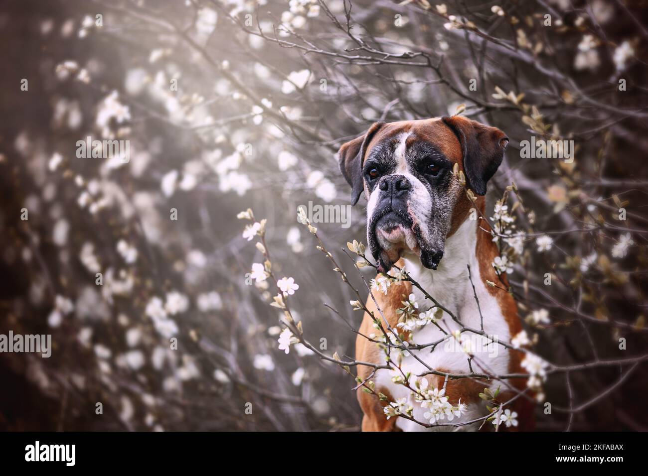 German Boxer Portrait Stock Photo - Alamy