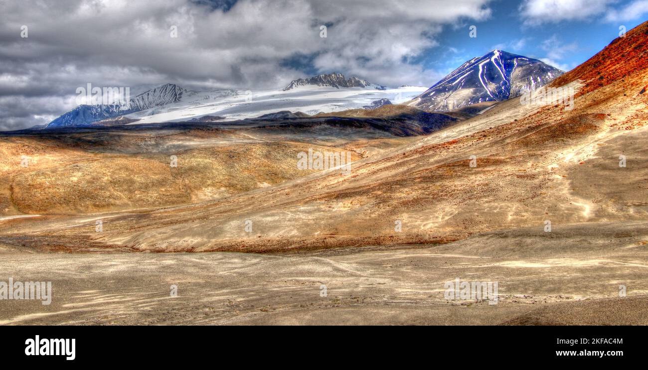 Mount Edziza Backside of Mount Edziza in Mount Edziza Provincial Park, Northern ...