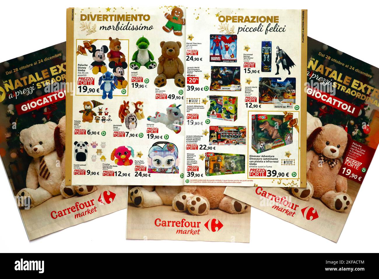 CARREFOUR Toys catalog on sale for Christmas. Carrefour Supermarket chain,  Italy, 2022 Stock Photo - Alamy