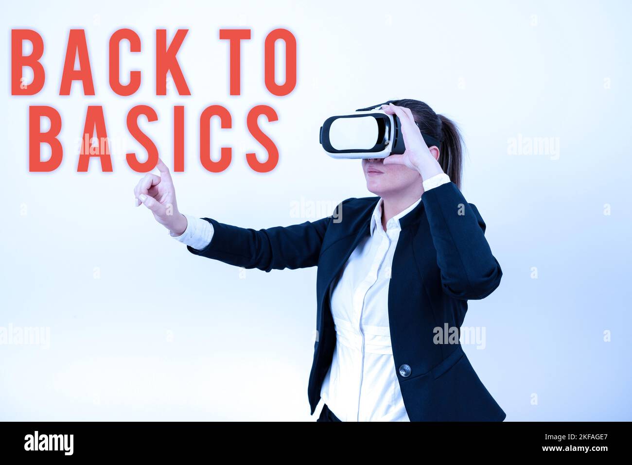 Text caption presenting Back To Basics. Business overview Return simple things Fundamental Essential Primary basis Stock Photo