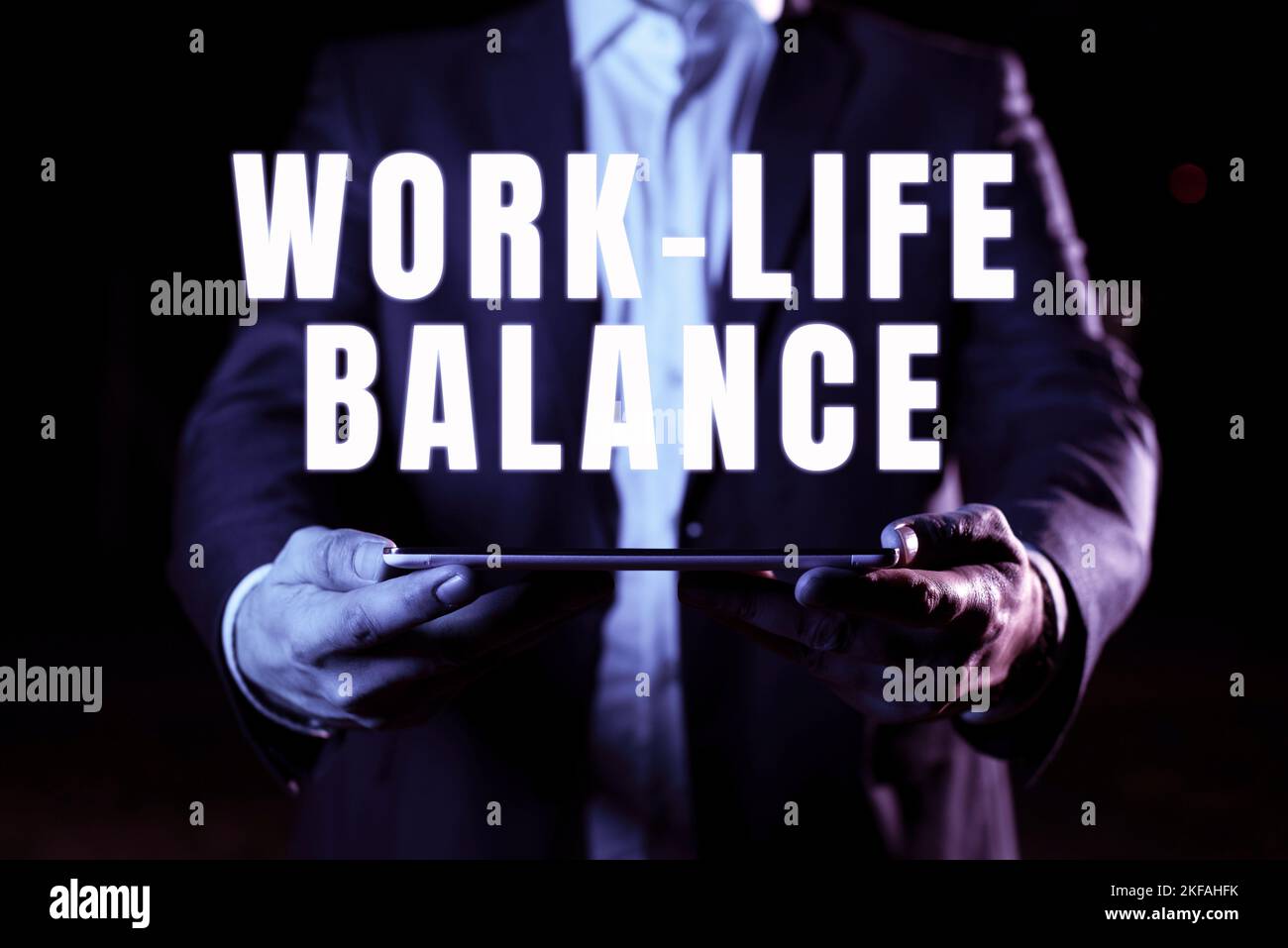 Handwriting text Work Life Balance. Internet Concept time allocated for ...