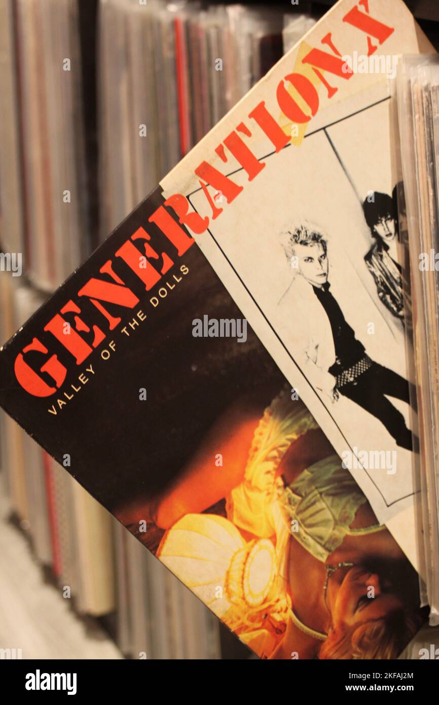 Generation X Valley of the Dolls Album on vinyl format 1979 release Stock Photo
