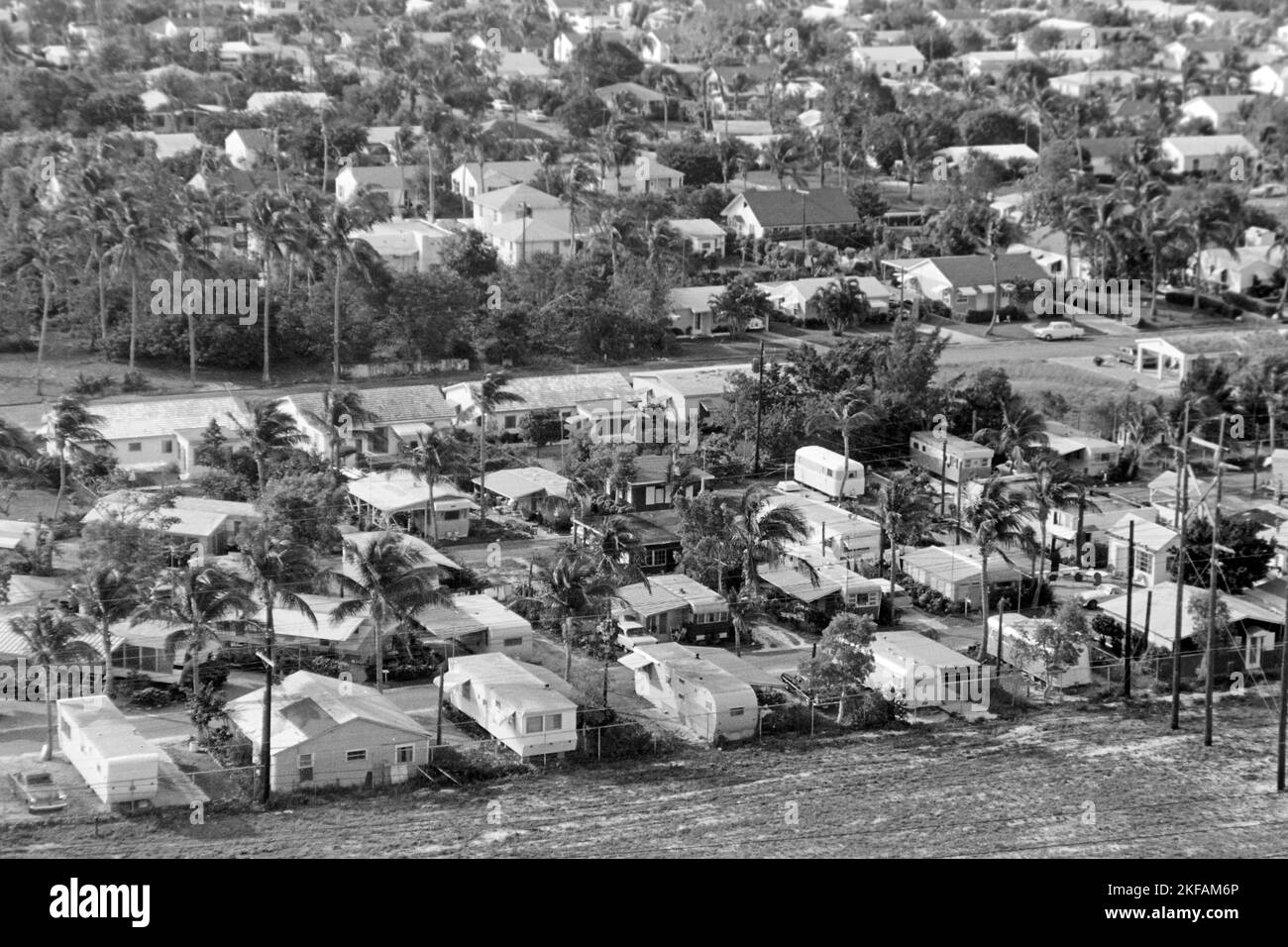 Blick auf Fort Lauderdale in Florida, USA 1965. View of Fort Lauderdale in Florida, USA 1965. Stock Photo