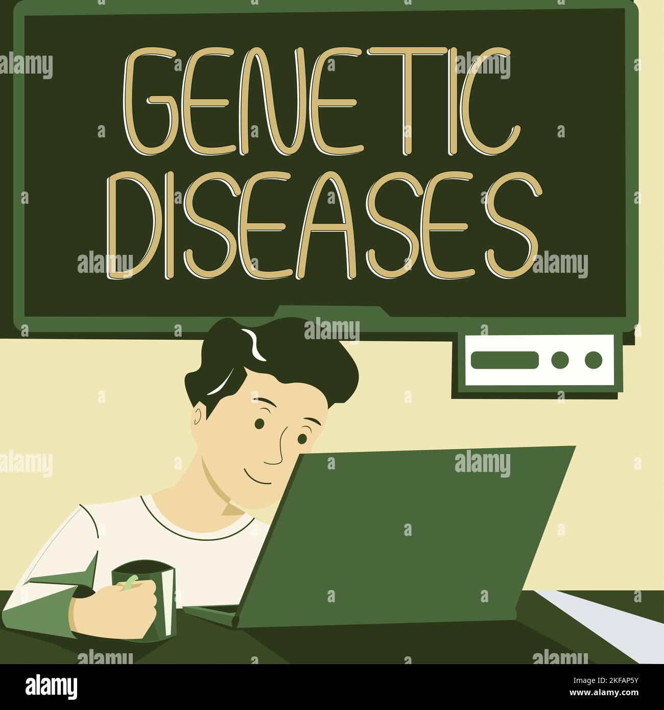 Hand writing sign Diseases. Business concept disease caused by