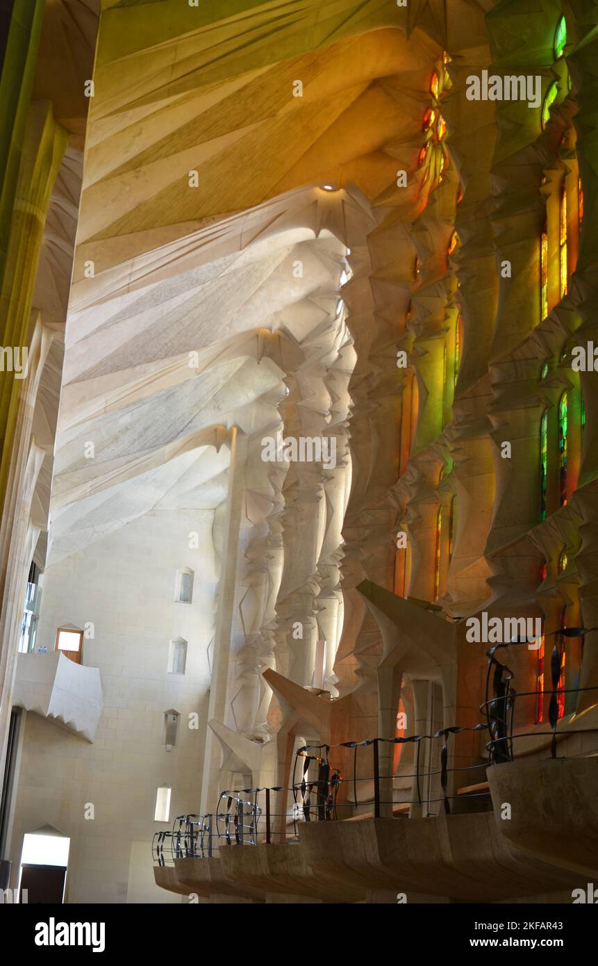 Sagrada Familia Antoni Gaudi cathedral detail architecture Stock Photo ...