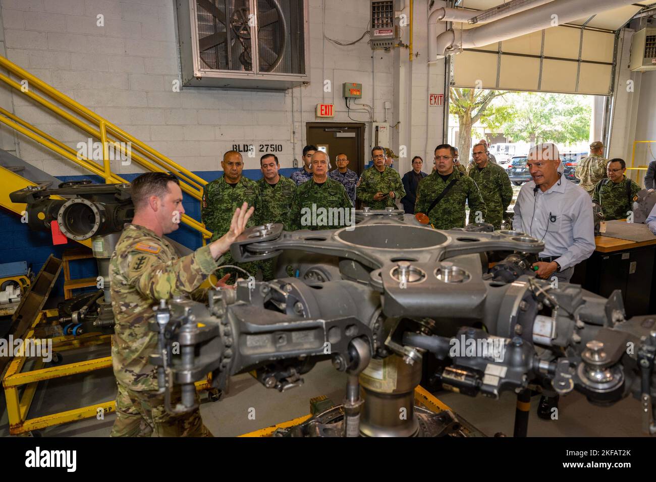 U.S. Army Staff Sgt. Kyle Mcintyre, an aircraft powertrain instructor