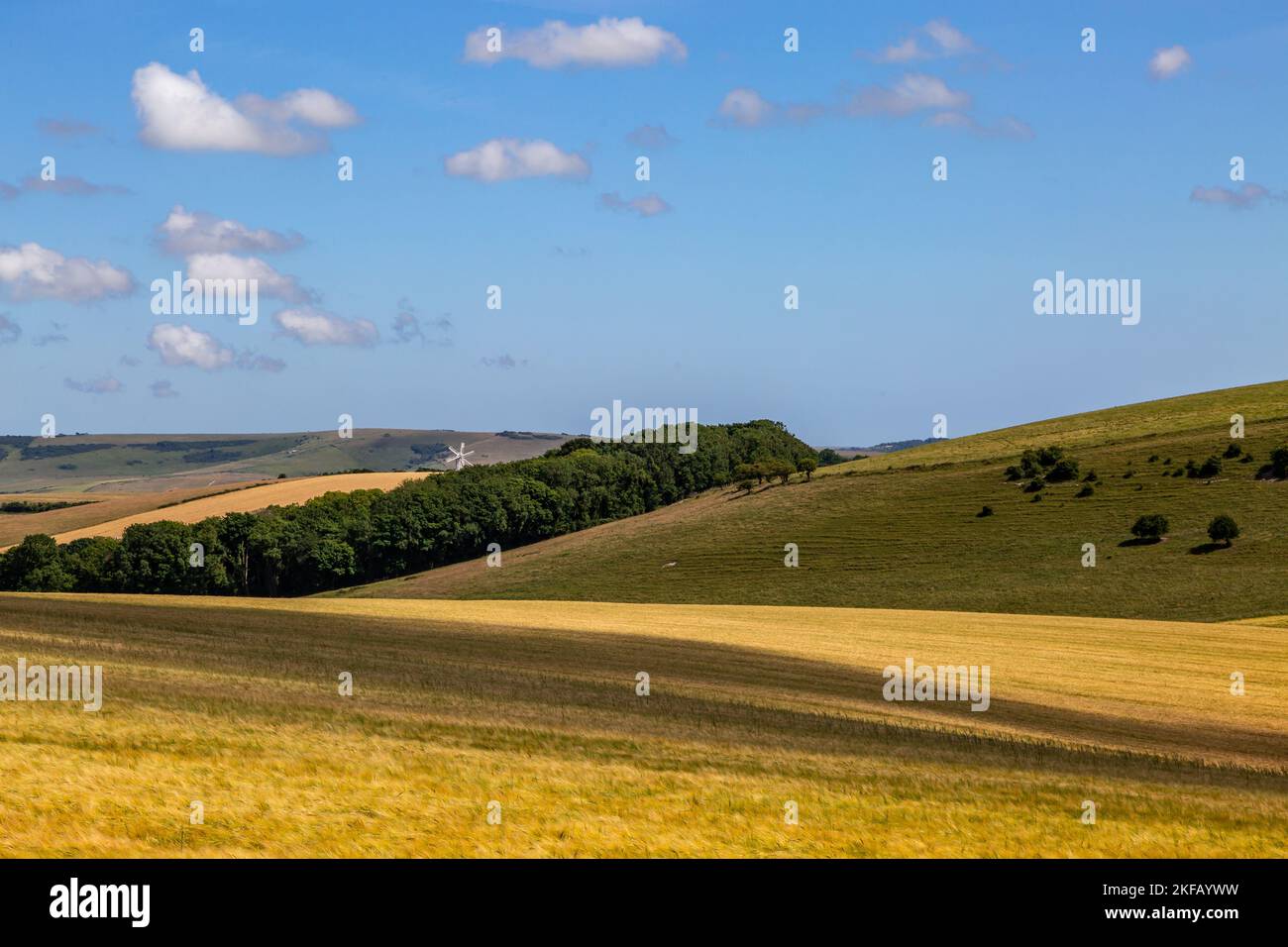 A rural Sussex view on a sunny day in June Stock Photo - Alamy