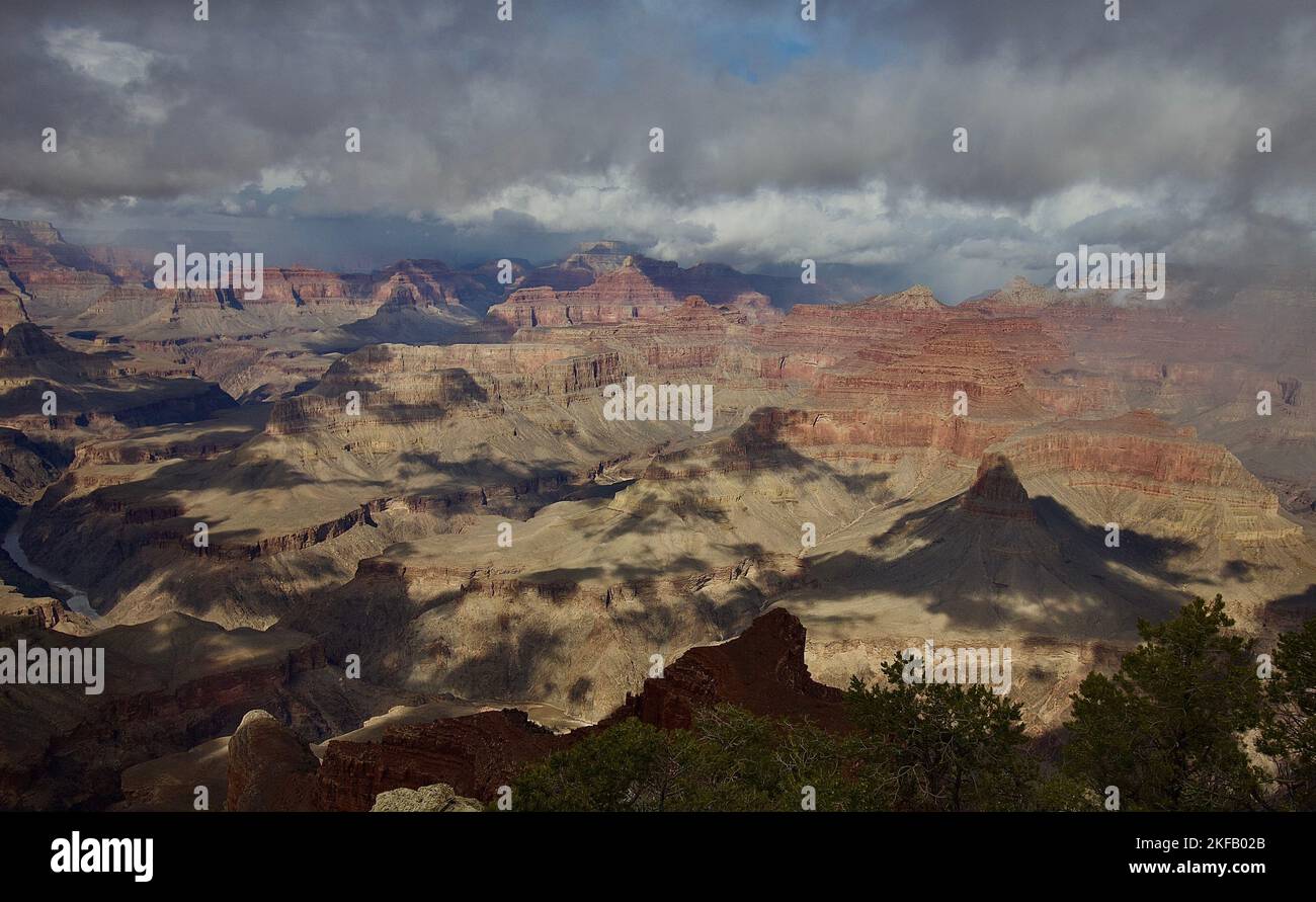 Southern Rim Gr South Rim Grand Canyon National Park Stock Photo - Alamy