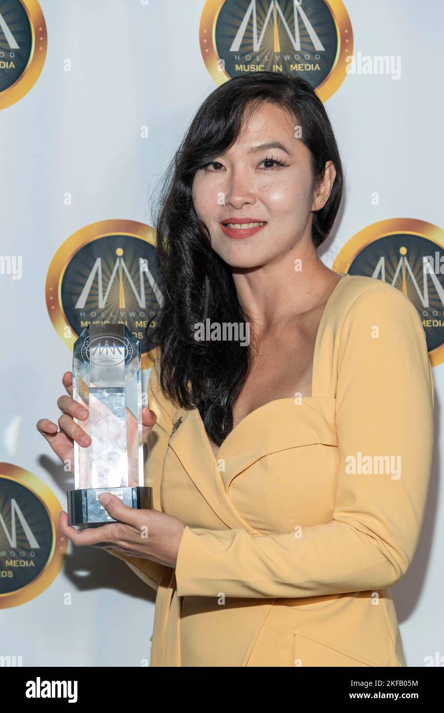 Yang Zhang attends 2022 HMMA - Music in Media Awards at Avalon Hollywood, Los Angeles, CA, November 16th 2022 Stock Photo
