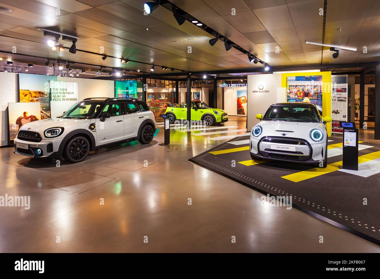 Munich, Germany July 08, 2021 BMW Welt interior. BMW Welt is a