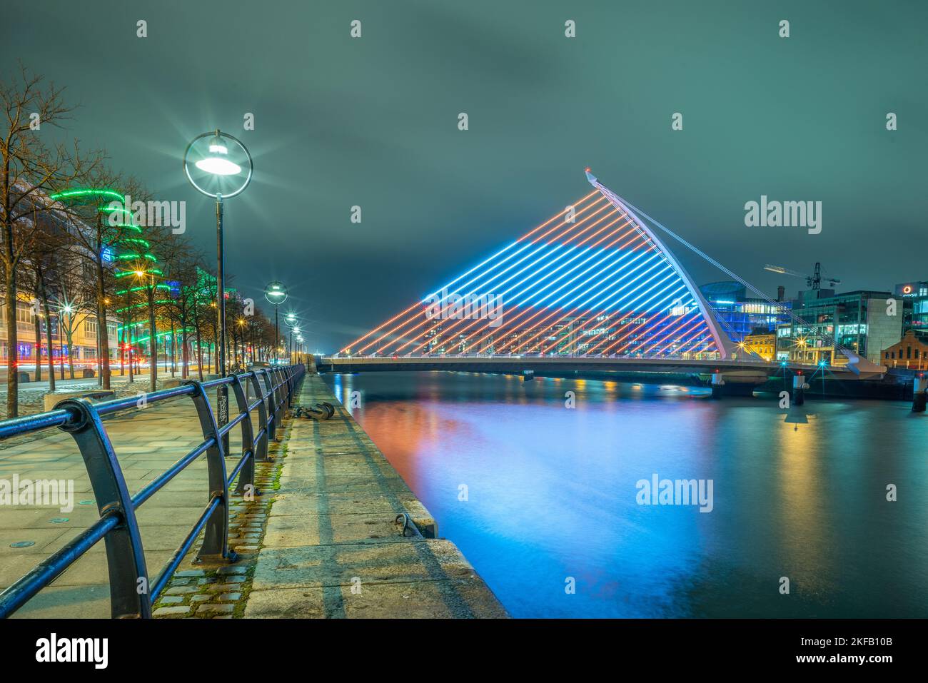 Samuel Beckett bridge Dublin ireland Stock Photo - Alamy