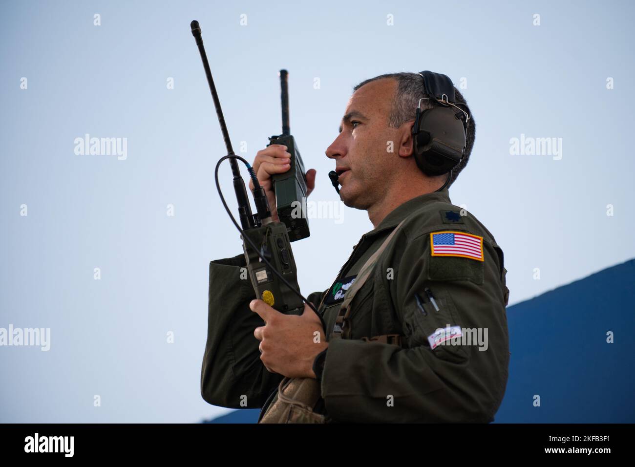 U.S. Air Force Lt. Col. Rudolph Taute, commander of the 129th Rescue ...