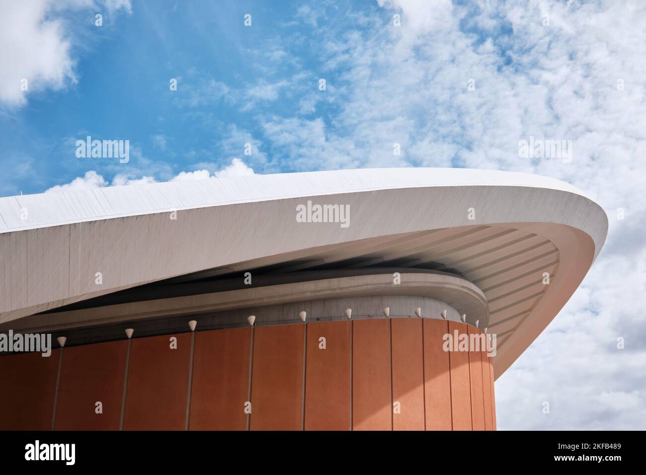 Berlin, Germany - Sept 2022:  The Haus der Kulturen der Welt (House of the World's Cultures). It is a centre of international contemporary arts. Stock Photo