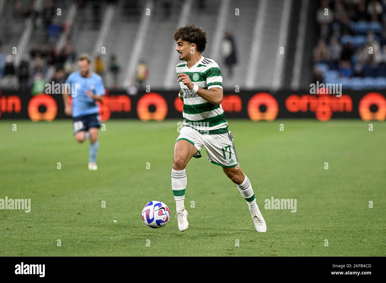 Close up of Celtic FC home jersey 2019/20 Stock Photo - Alamy