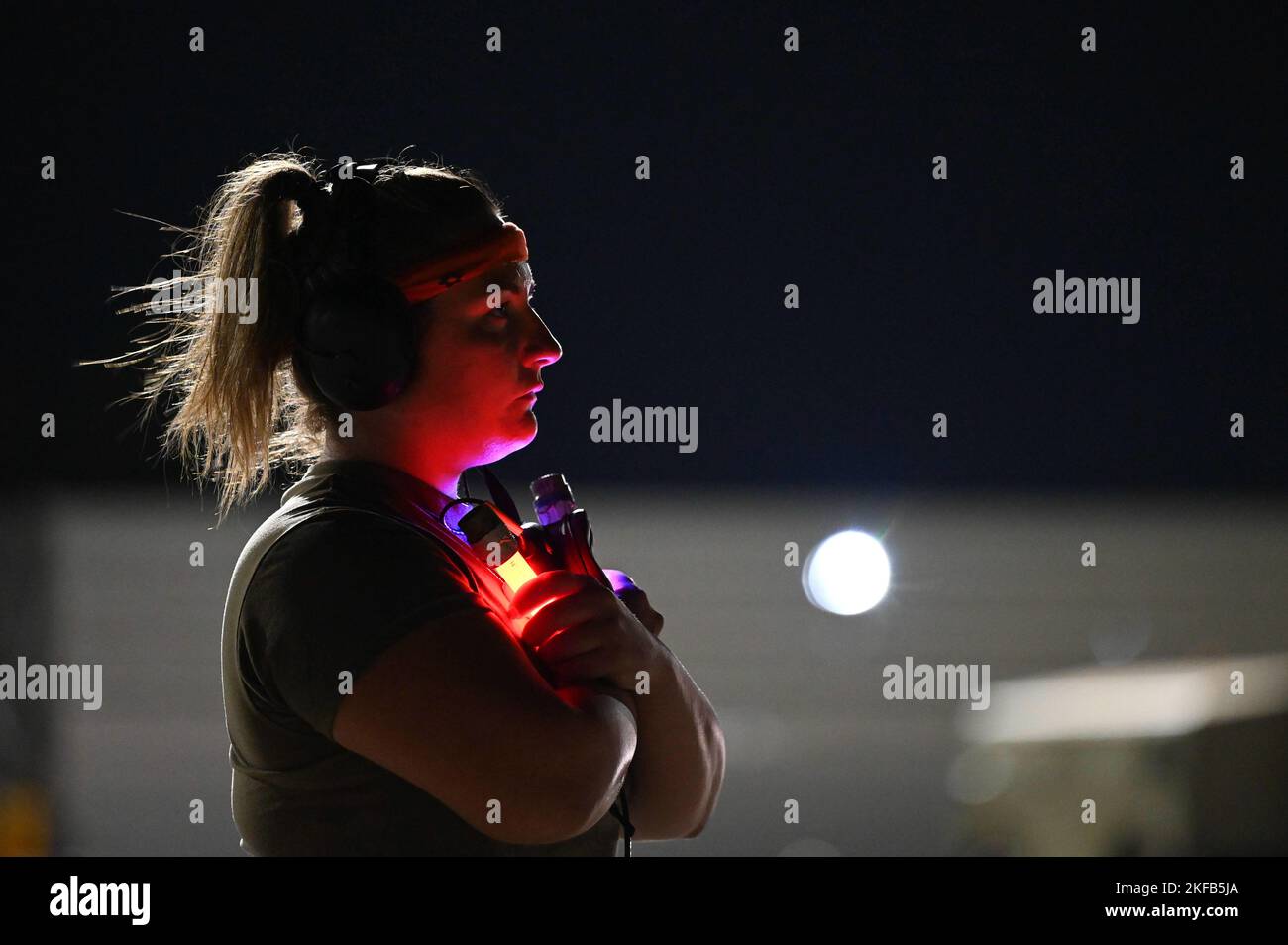Senior Airman Baylee Koke, 67th Aircraft Maintenance Unit dedicated