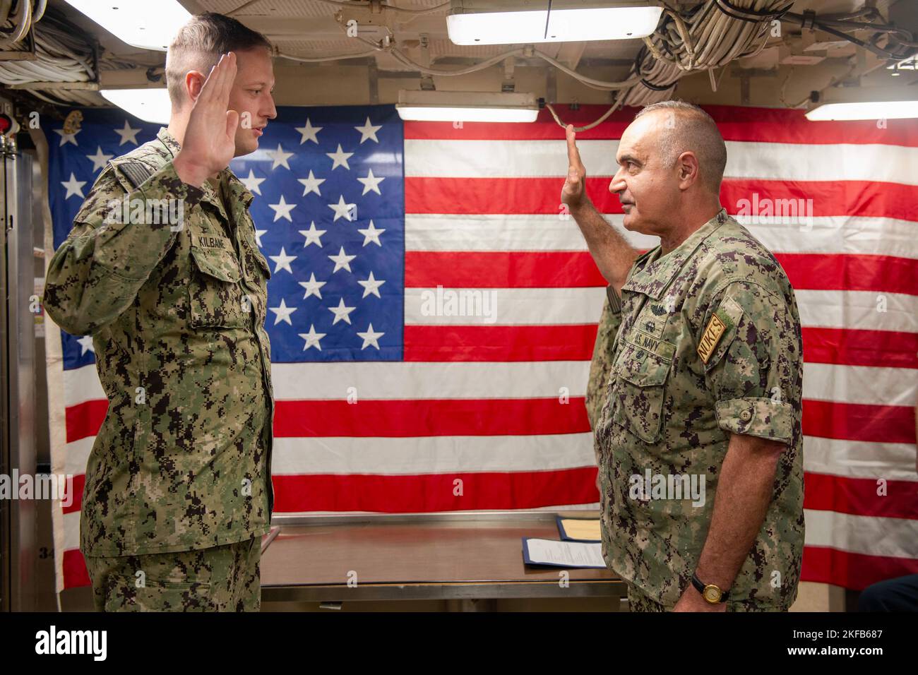 KINGS BAY, Ga. (Sept. 1, 2022) Adm. Charles "Chas" Richard, commander