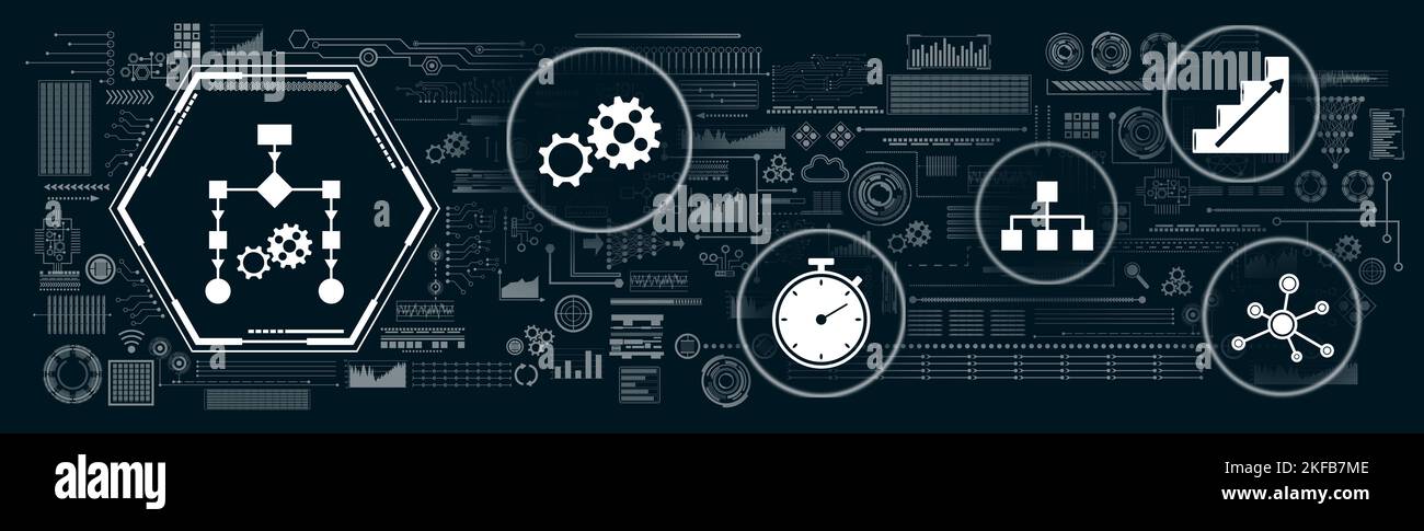 Futuristic business workflow hi-res stock photography and images - Alamy