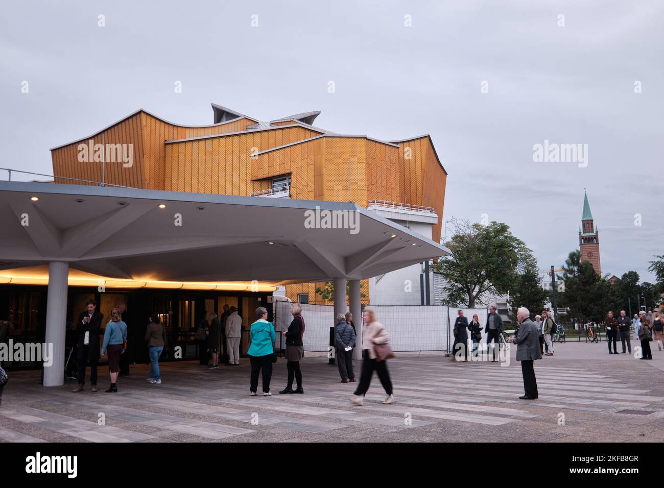 Berlin, Germany - Sept 2022: The Berliner Philharmonie concert hall designed by Hans Scharoun in 1961 is a masterpiece of modern architecture Stock Photo