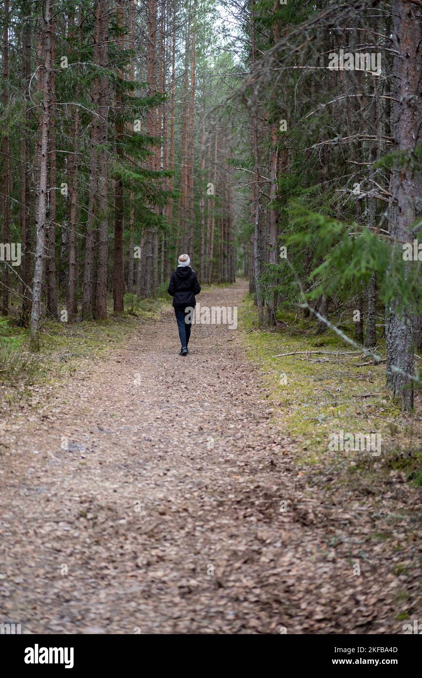 Vertical shot narrow road hi-res stock photography and images - Alamy