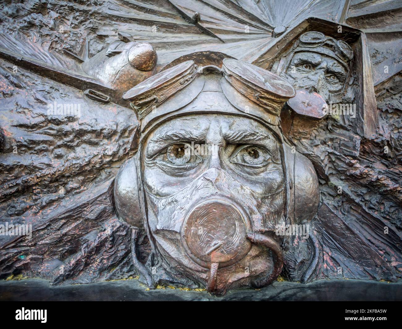 The Battle of Britain Monument London Stock Photo