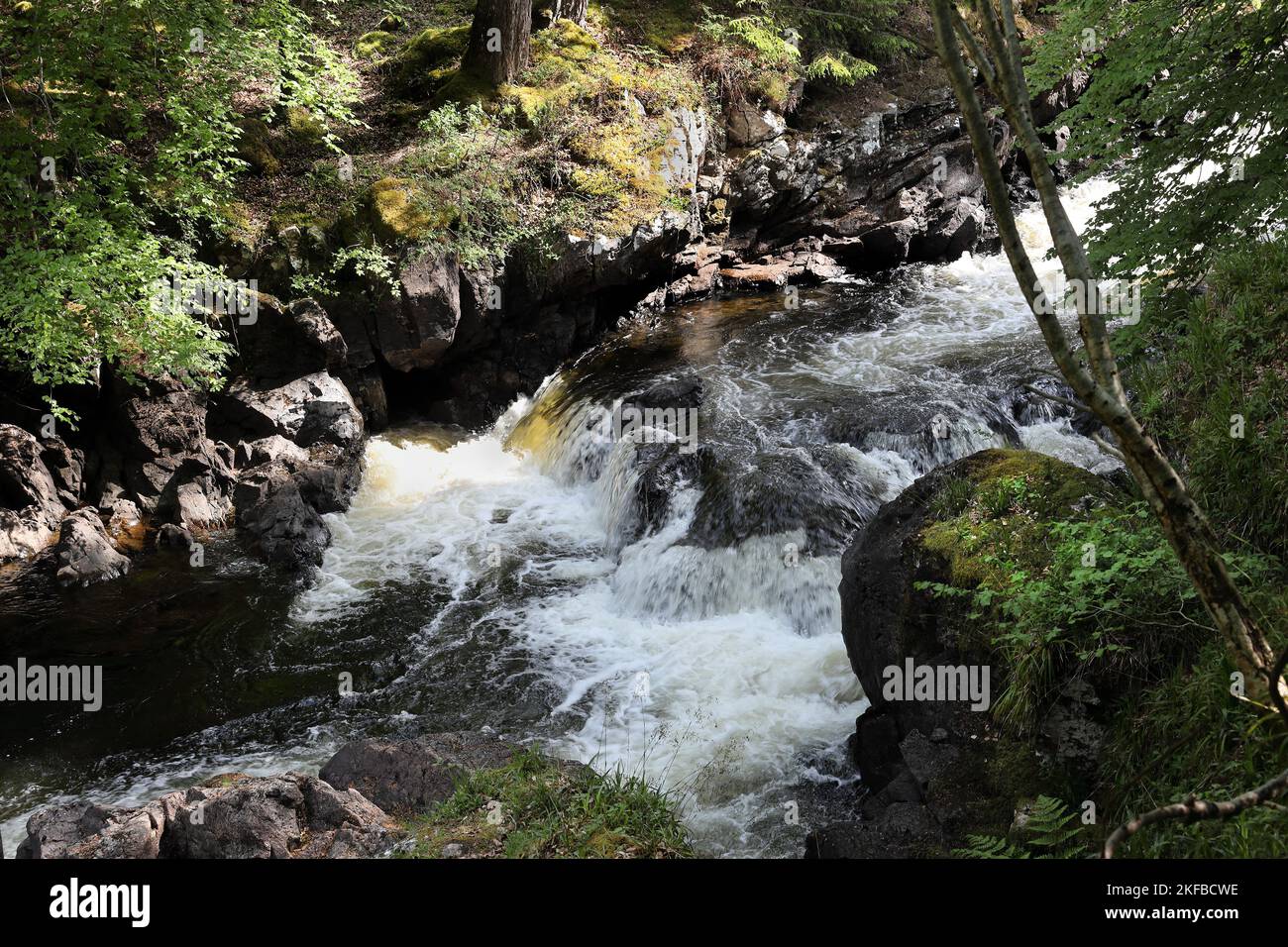 The River Inver, Lochinver, Scotland, UK Stock Photo