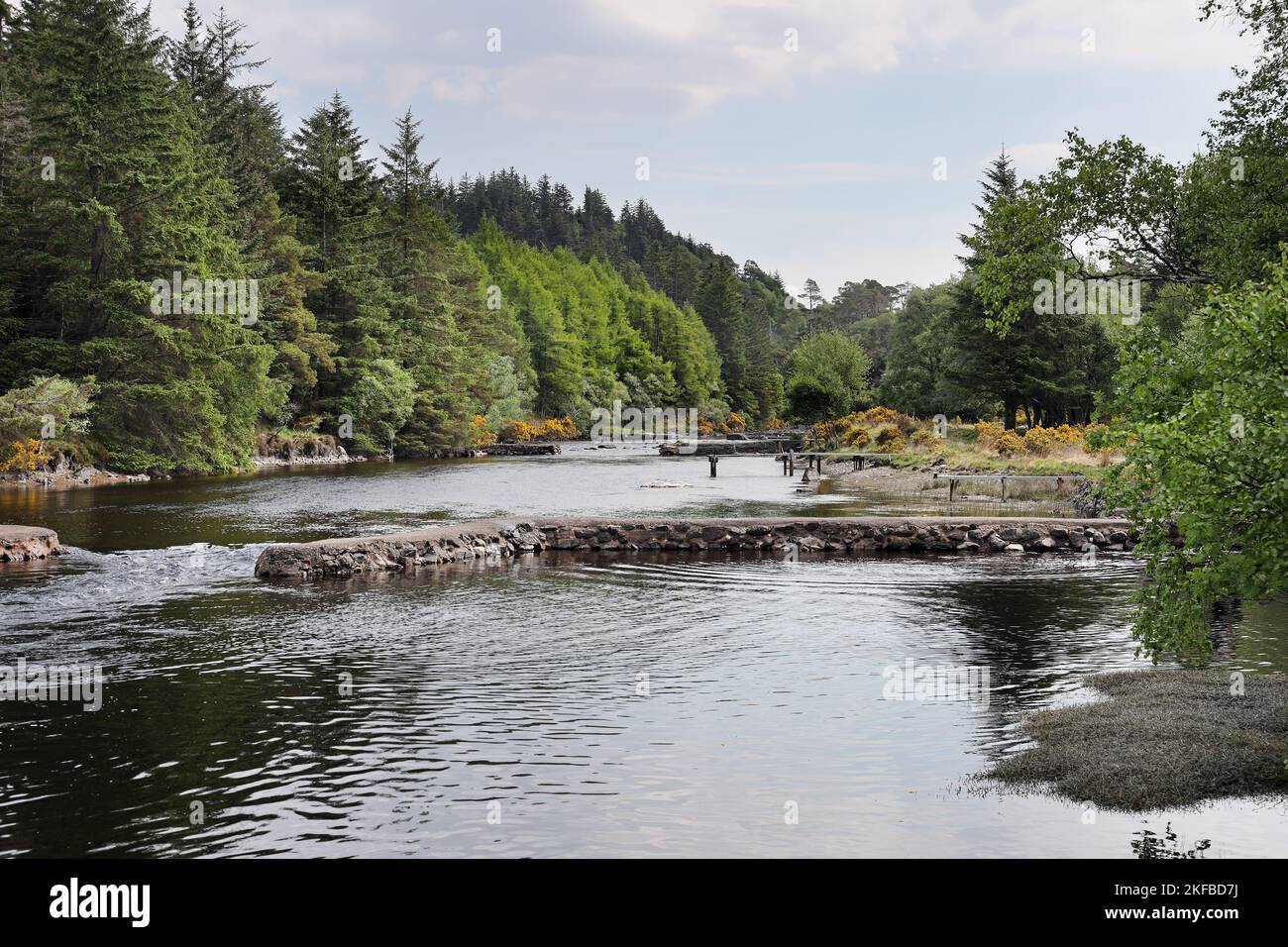 The River Inver, Lochinver, Scotland, UK Stock Photo