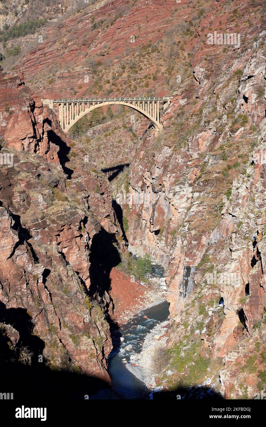 de Daluis, Pont de la mariee, Alpes Maritimes, 06, Parc national