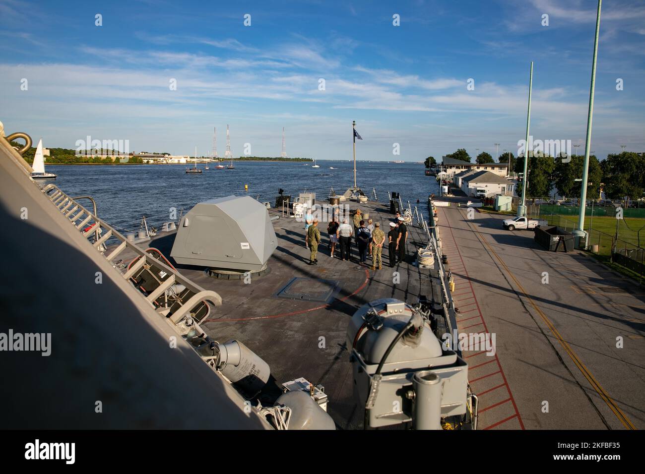 ANNAPOLIS, MD (Sept. 2, 2022) Visitors tour the Freedomvariant