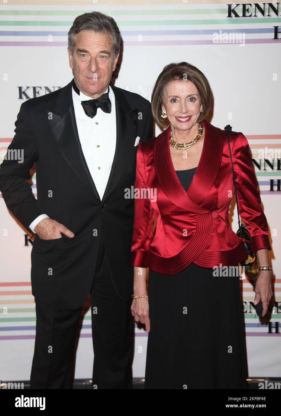 Nancy Pelosi & husband Paul arriving for the 2009 Kennedy Center Honors held at the  Kennedy Center in Washington, D.C.. December 6, 2009 Credit: Walter McBride/MediaPunch Stock Photo