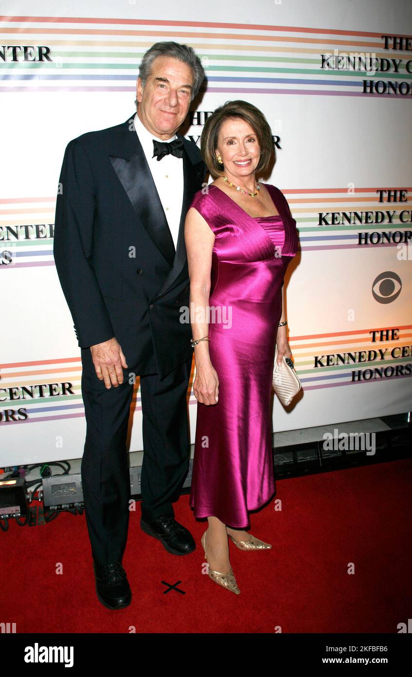 Nancy Pelosi & husband Paul arriving for The 31st Kennedy Center Honors at the Kennedy Center Hall of States in Washington, D.C. December 7, 2008 Credit: Walter McBride/MediaPunch Stock Photo