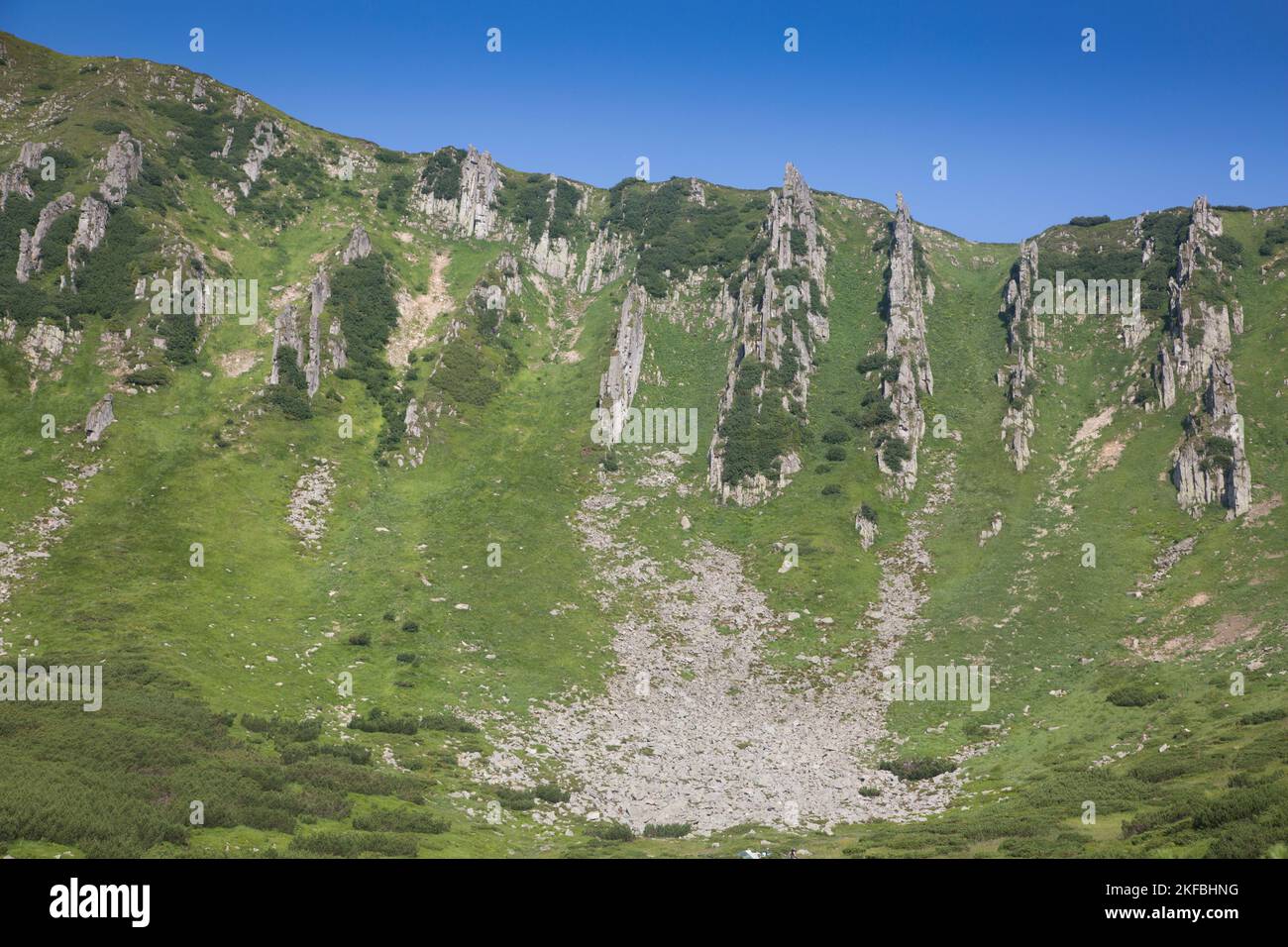 Stones rocks shpytsi mountain hi-res stock photography and images - Alamy