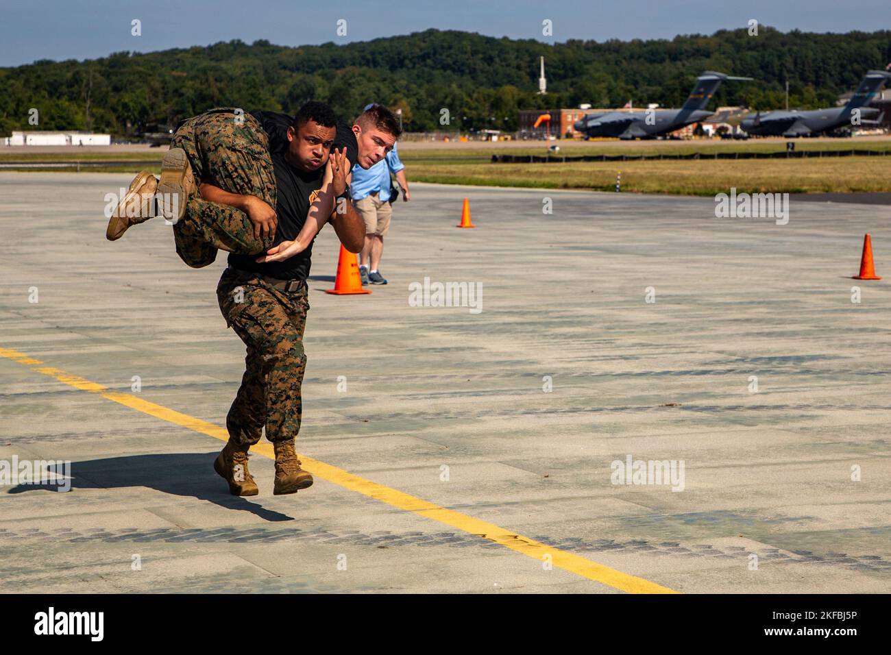 U.S. Marines with Marine Corps Air Facility Quantico and Chemical