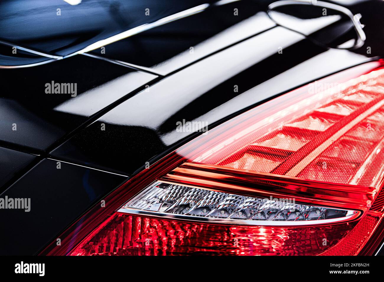 Glossy car paint after using the ceramic coating Stock Photo Alamy