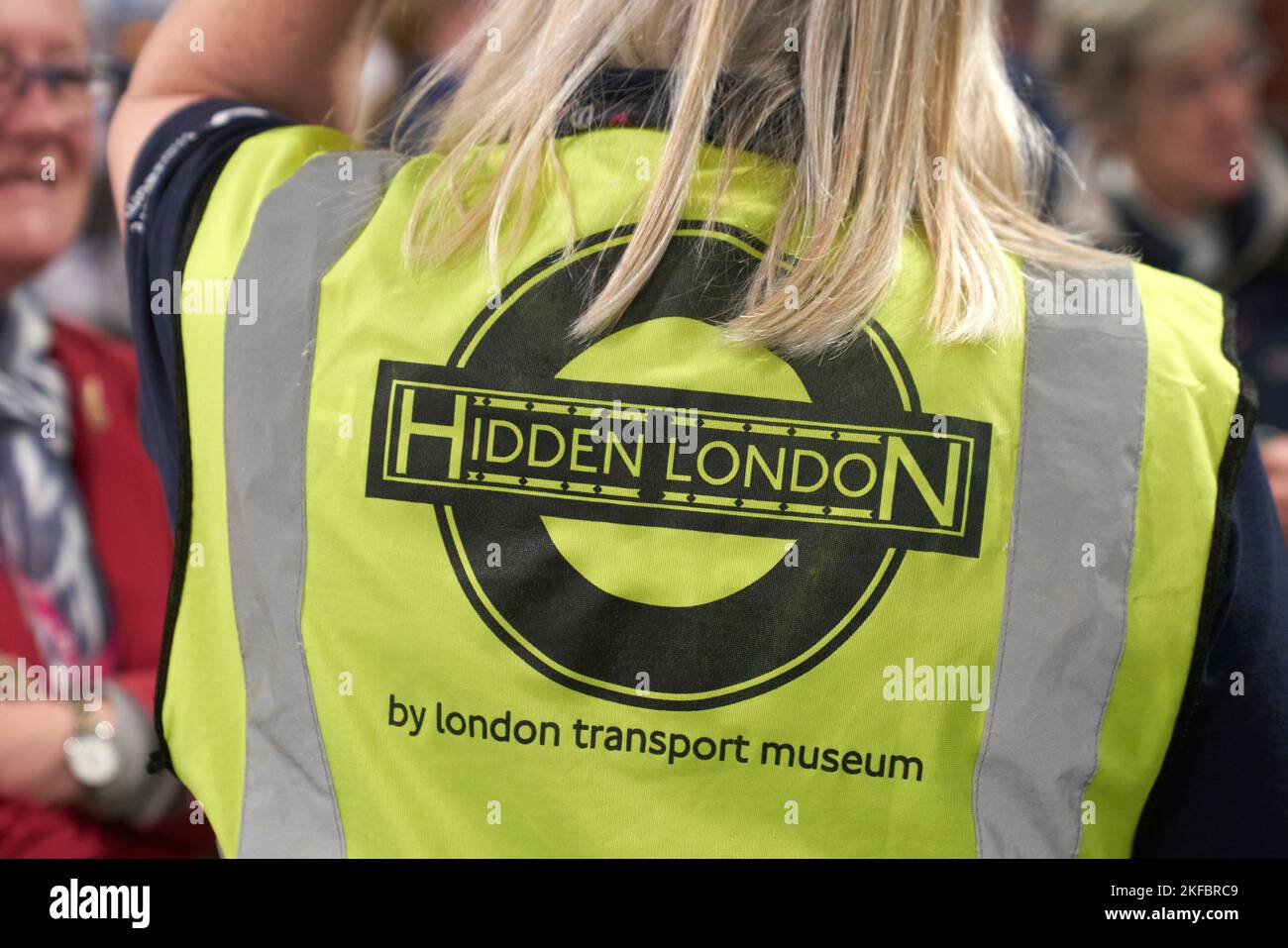 Hidden London tour of underground Stock Photo