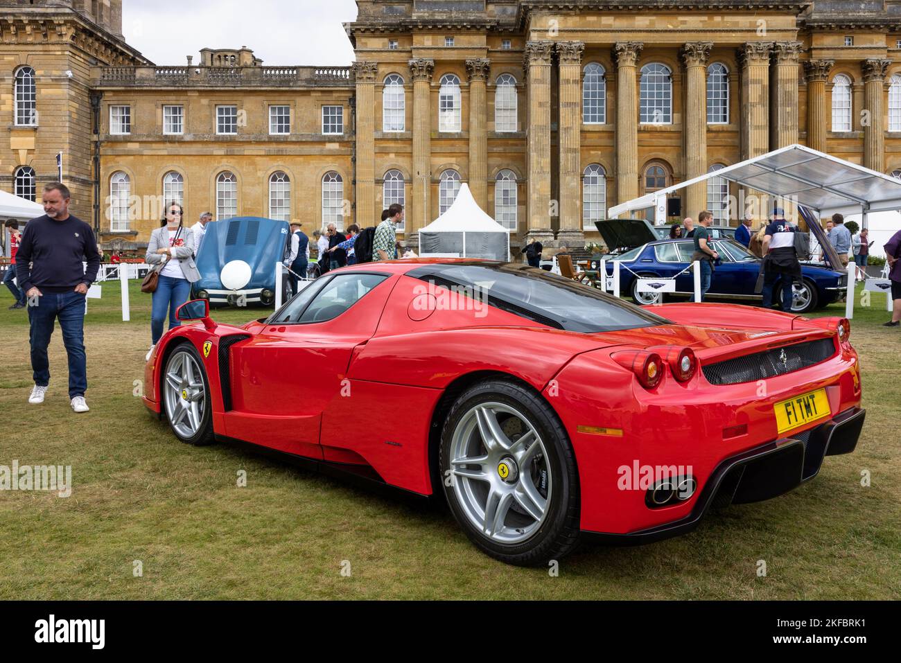 2003 Enzo Ferrari ‘F1 TMT’ on display at the Concours d’Elégance motor show held at Blenheim Palace on the 4th September 2022 Stock Photo