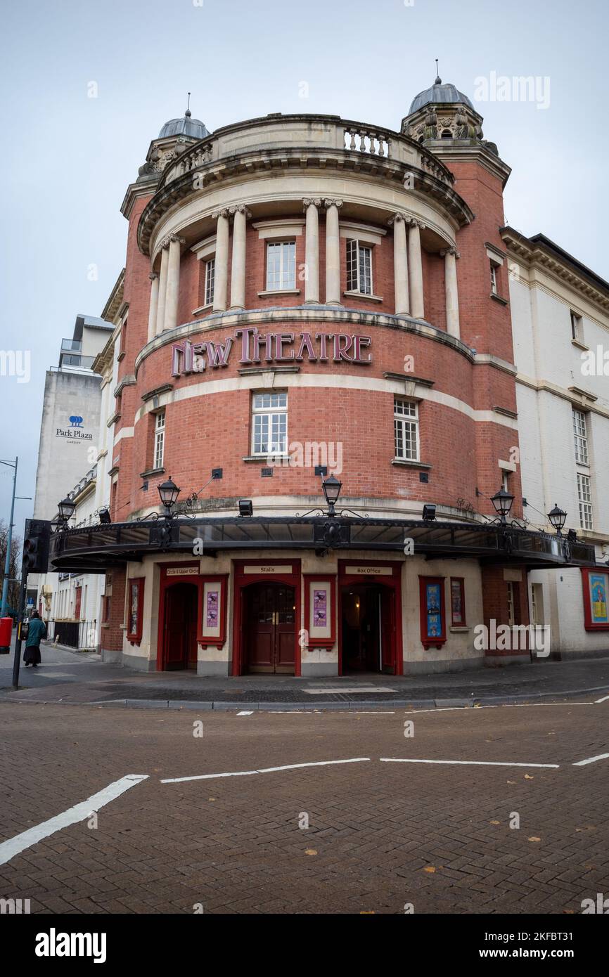 New Theatre, Cardiff, UK Stock Photo Alamy