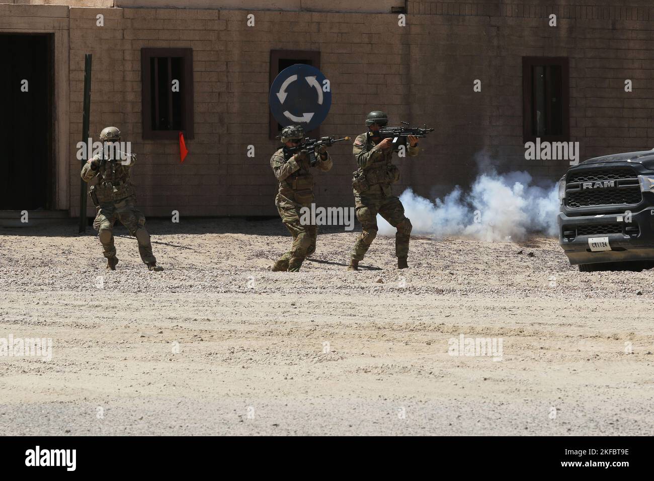 FORT IRWIN, Calif. – A U.S. Army Soldier from the 11th Armored Cavalry ...