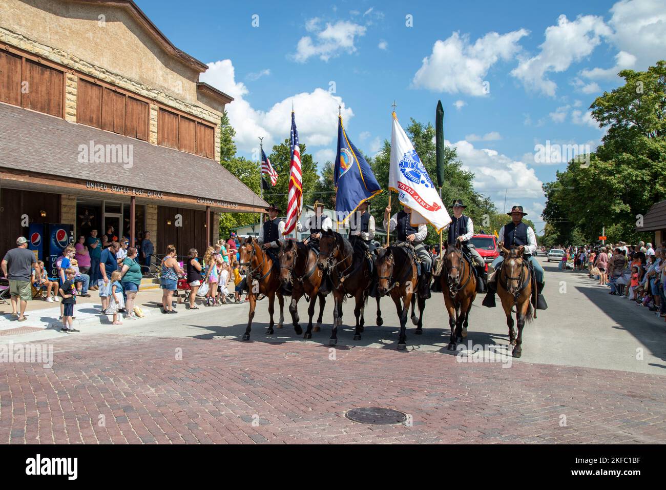 U.S. Army troopers assigned to the 1st Infantry Division’s Commanding